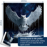 White Owl Jigsaw Puzzle 1000 Piece