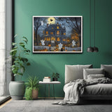 Medianoche Casa embrujada Rompecabezas Puzzle 1000 piezas