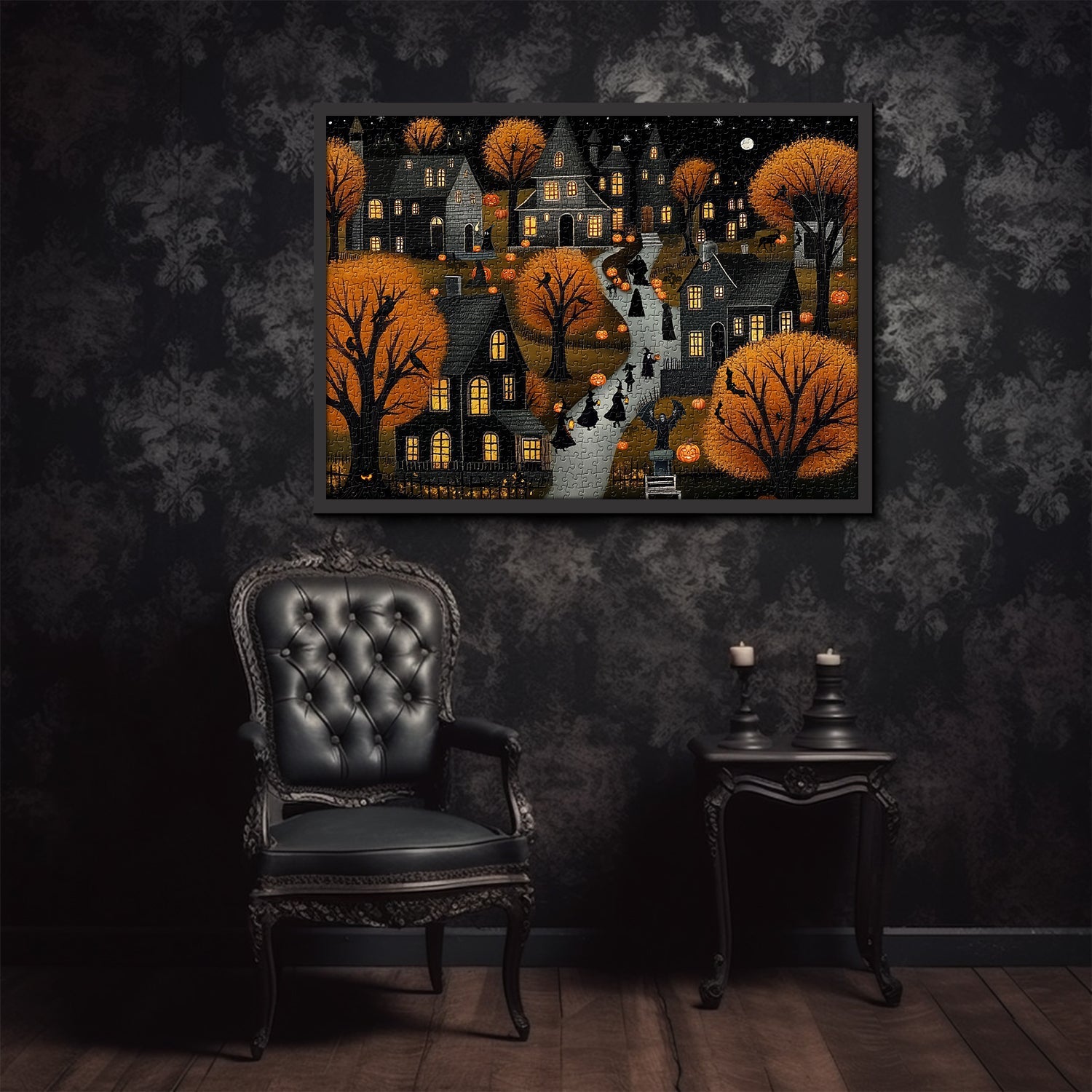 Halloween Heimatstadt Puzzle 1000 Stücke