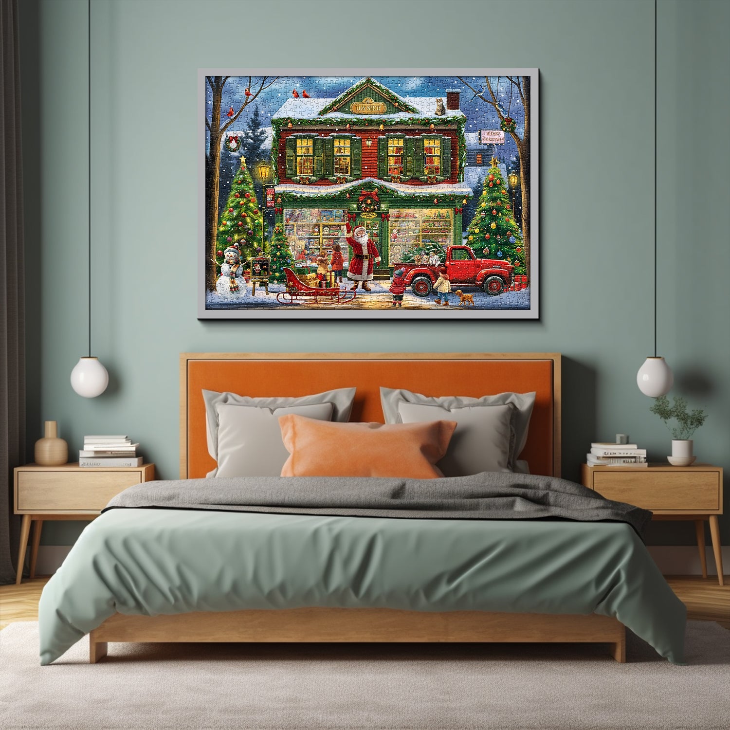 Pieci 1000 pezzi per il negozio di giocattoli di Natale 1000 pezzi