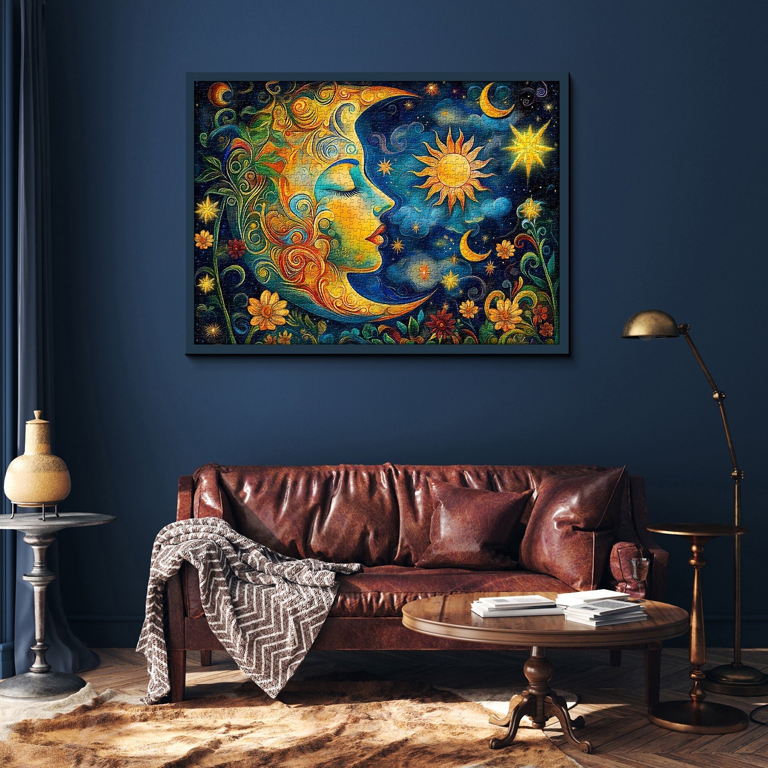 Luna Starry Night Jigsaw Puzzle 1000 Piezas