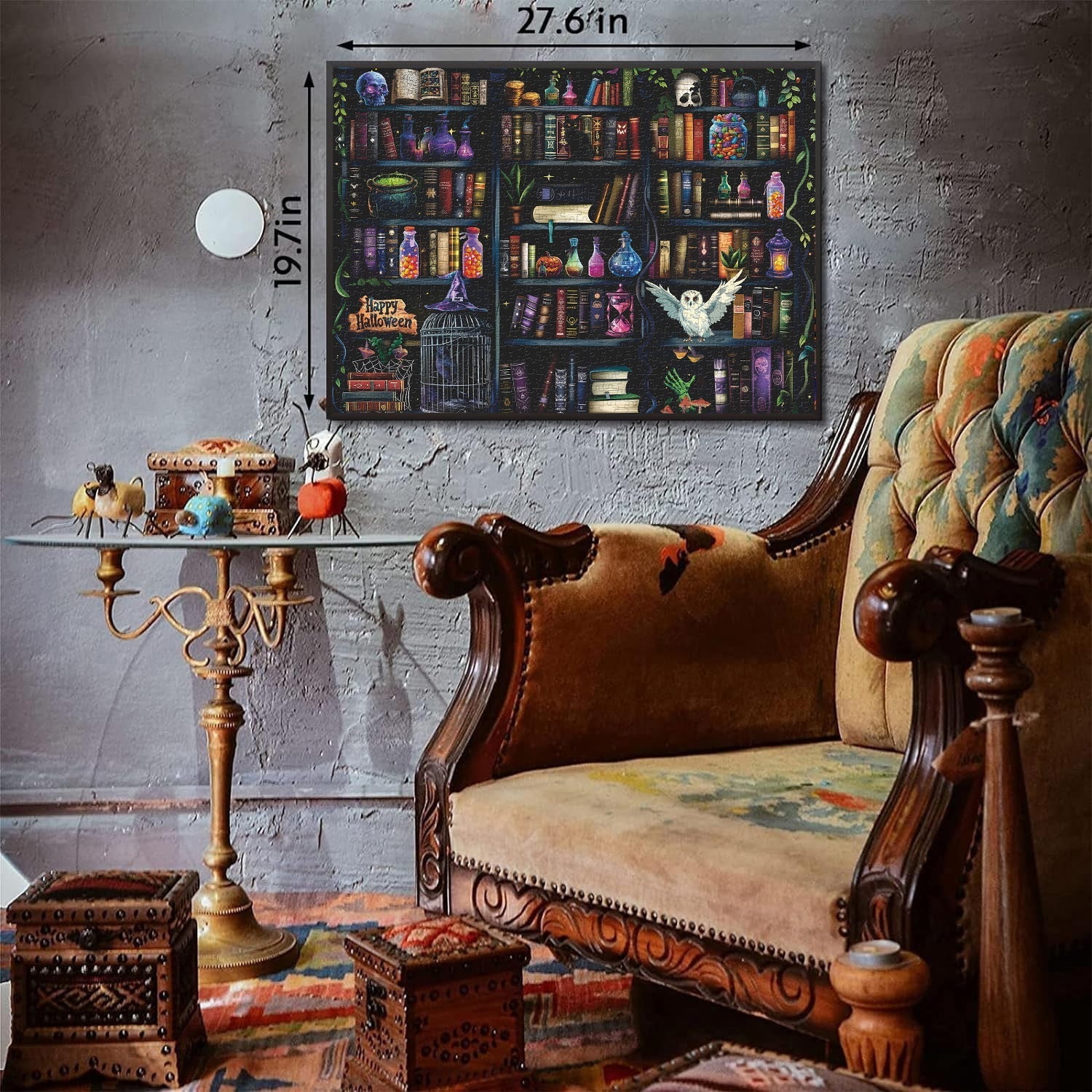 Magical Bookshelf Mystery Jigsaw Puzzle 1000 Pieces