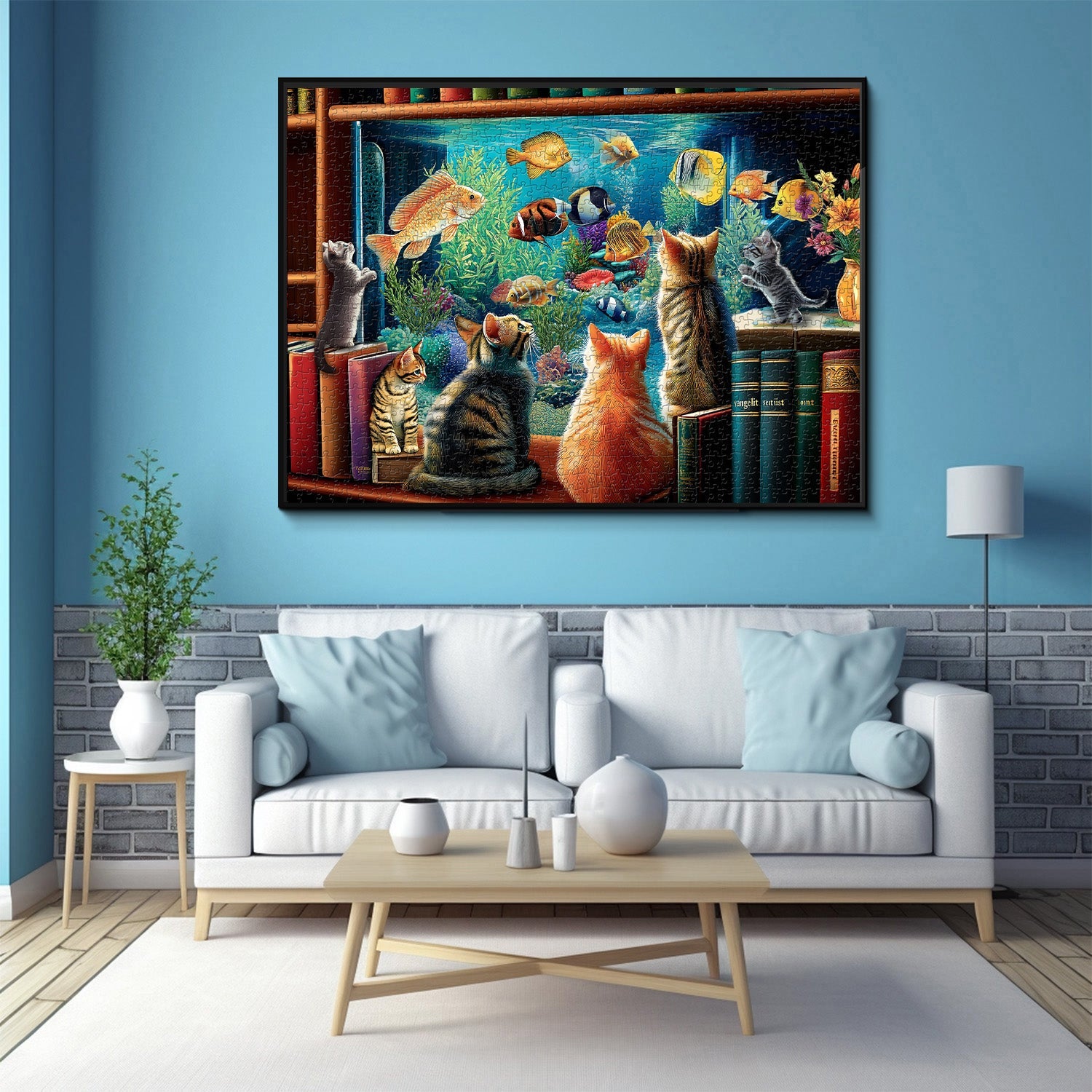 Katze Blickpuzzle 1000 Stücke