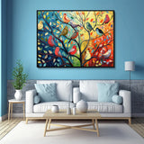 Pun puzzle a fila di gregge in fiore 1000 pezzi