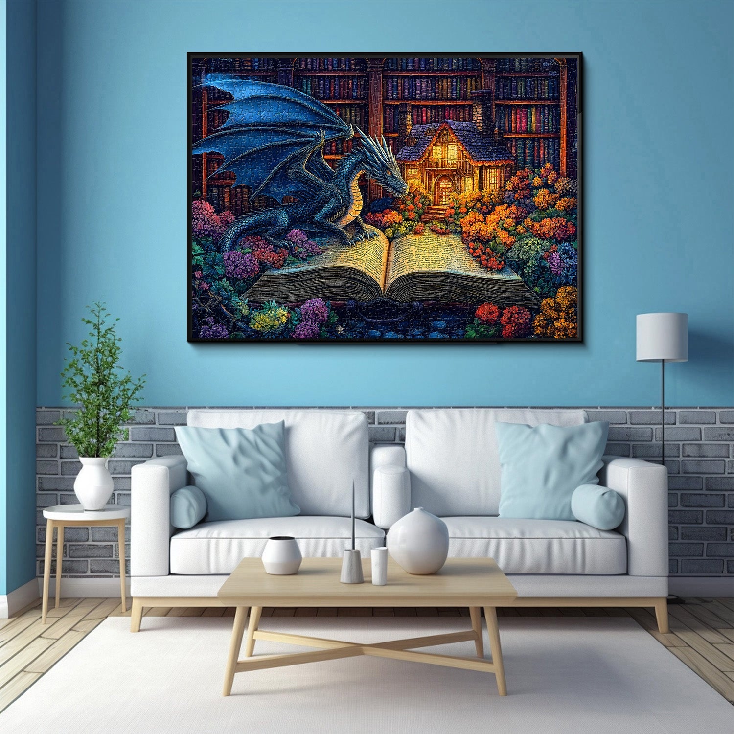 Libro encantado Dragon Jigsaw Puzzles 1000 Piece