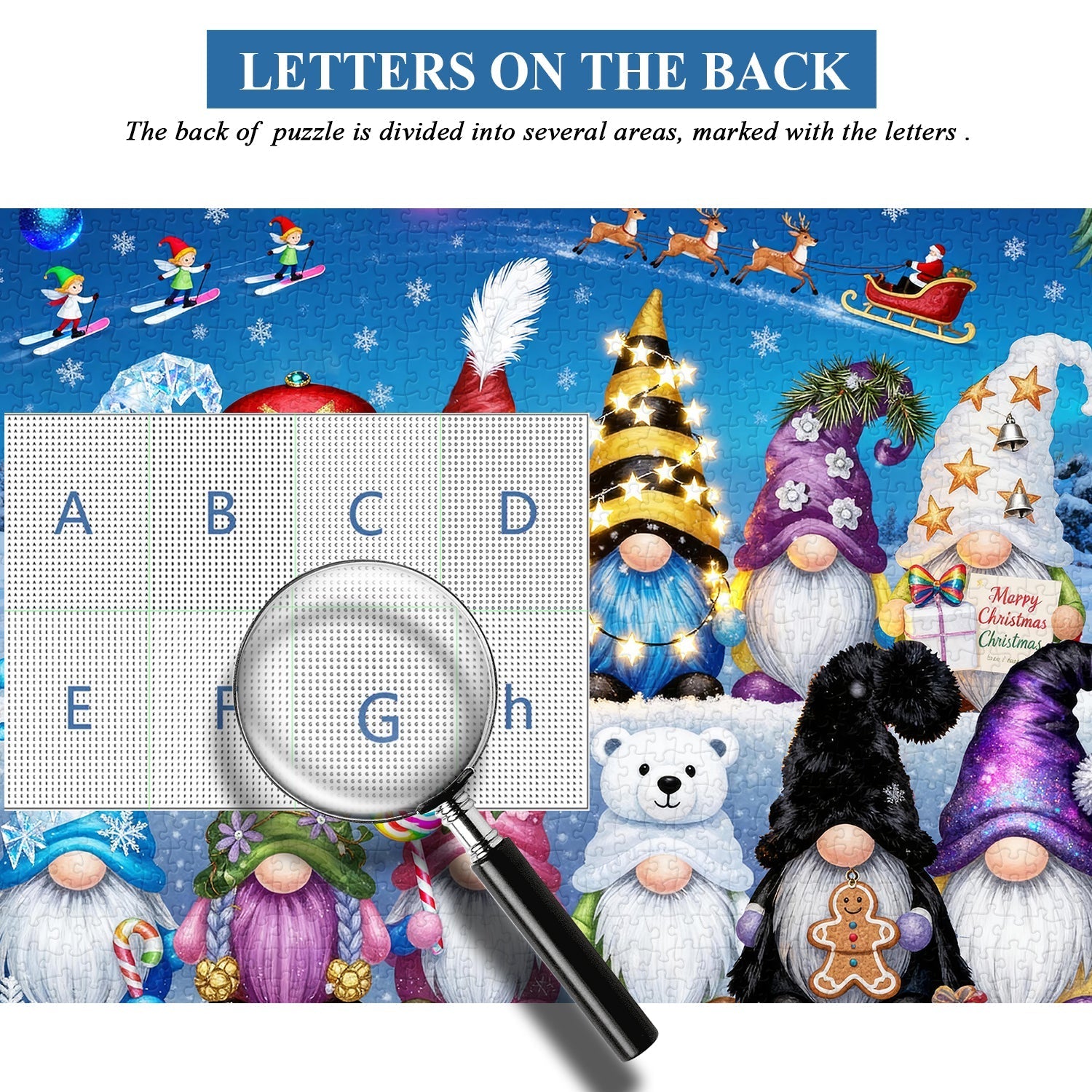 Starlit Gnome Parade Jigsaw Puzzle 1000 Pieces