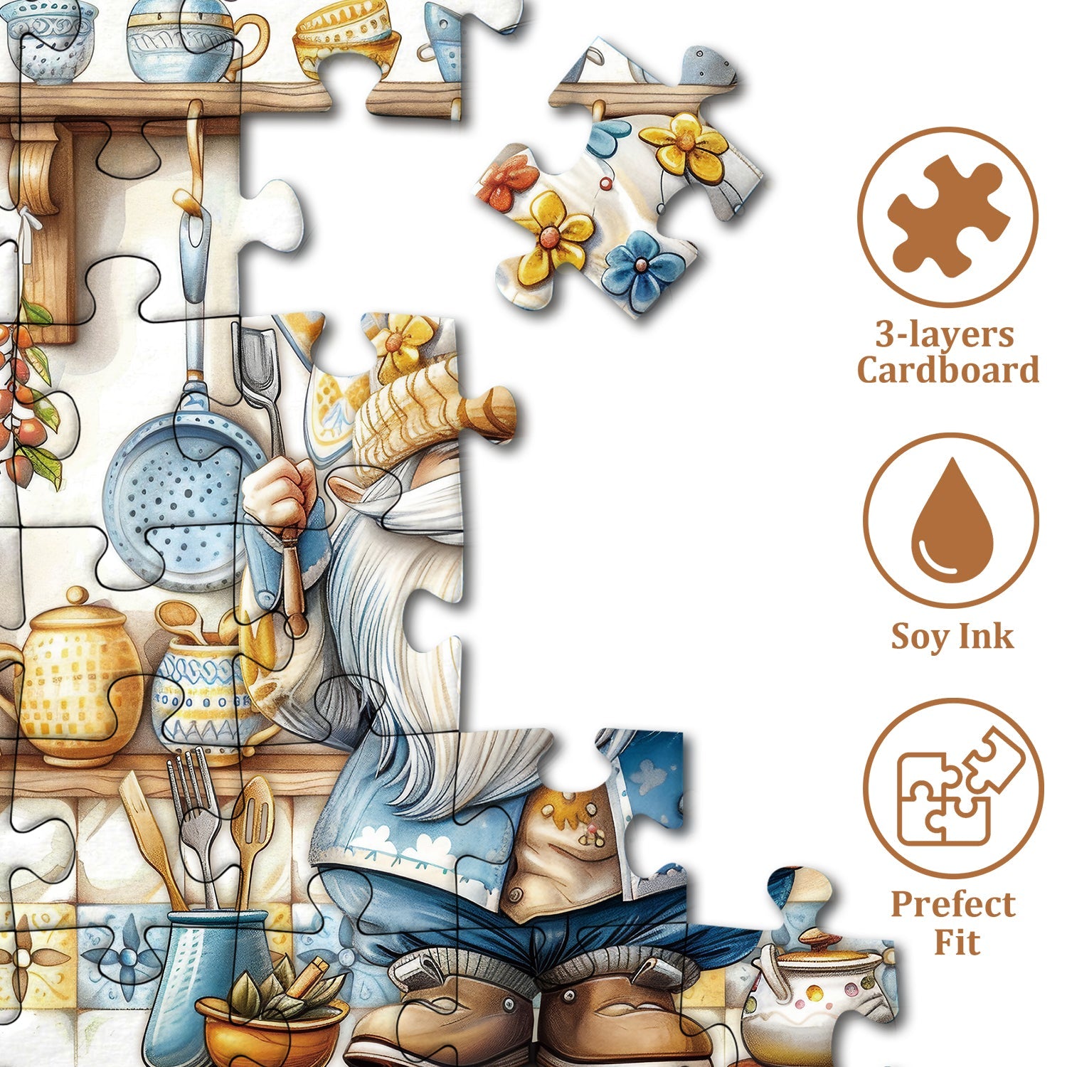 Gnome Chef Jigsaw Puzzles 1000 piezas
