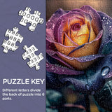 Rainbow Rose Jigsaw Puzzles 1000 piezas