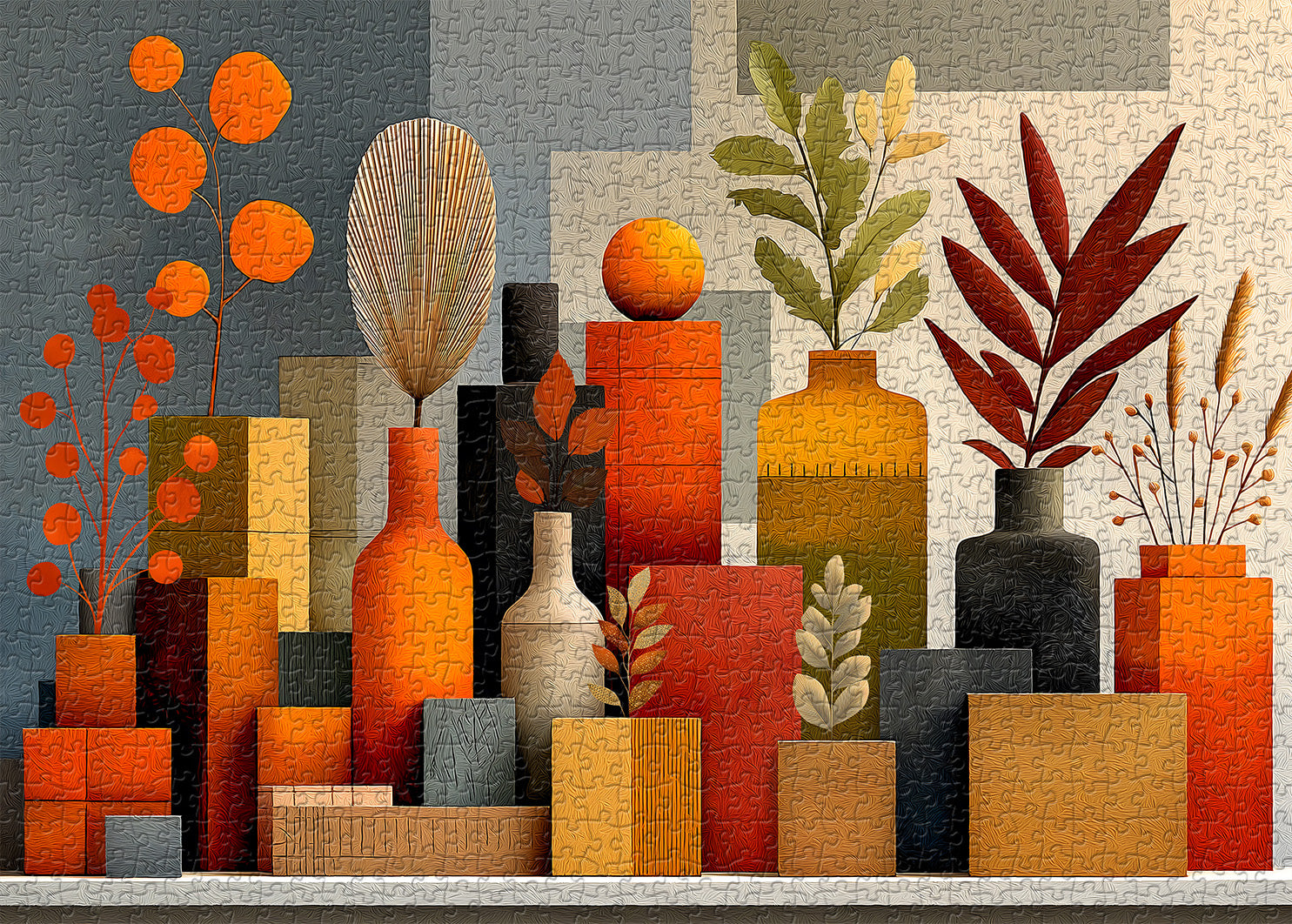 Orange Whisper Jigsaw Puzzle 1000 Pieces