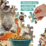 Shih tzu bocadillo tiempo rompecabezas 1000 piezas