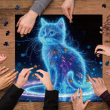 Luminous Kitten Jigsaw Puzzle 1000 Piece