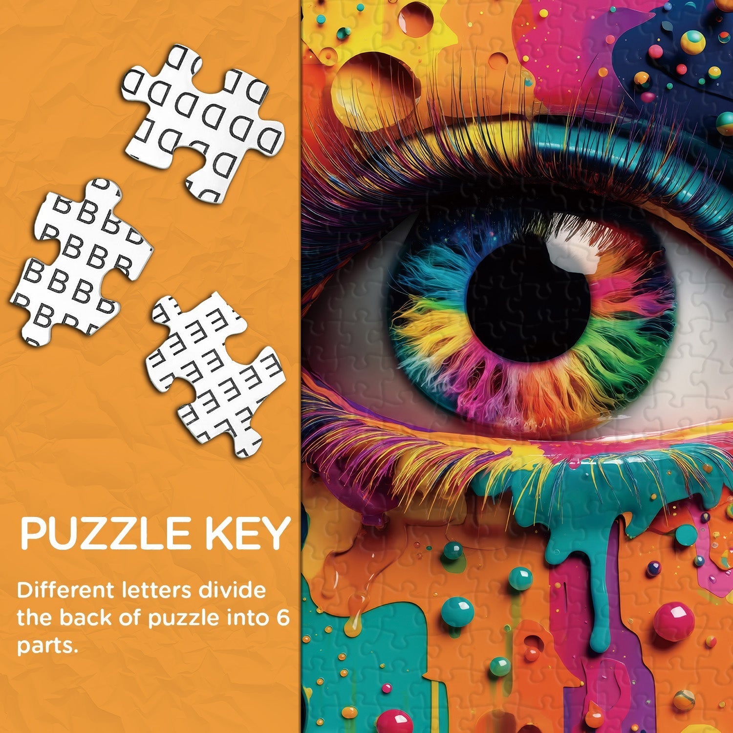 Kaleido Eyes Jigsaw Puzzle 1000 Pieces