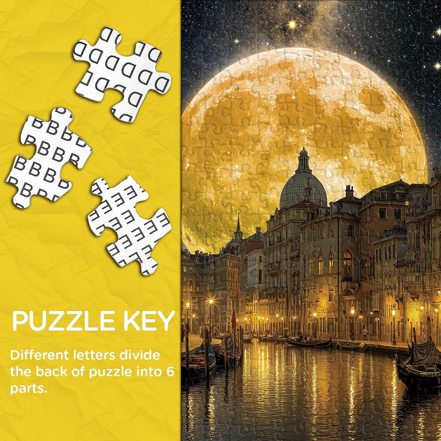 Nocturnal Venice Jigsaw Puzzle 1000 Pieces