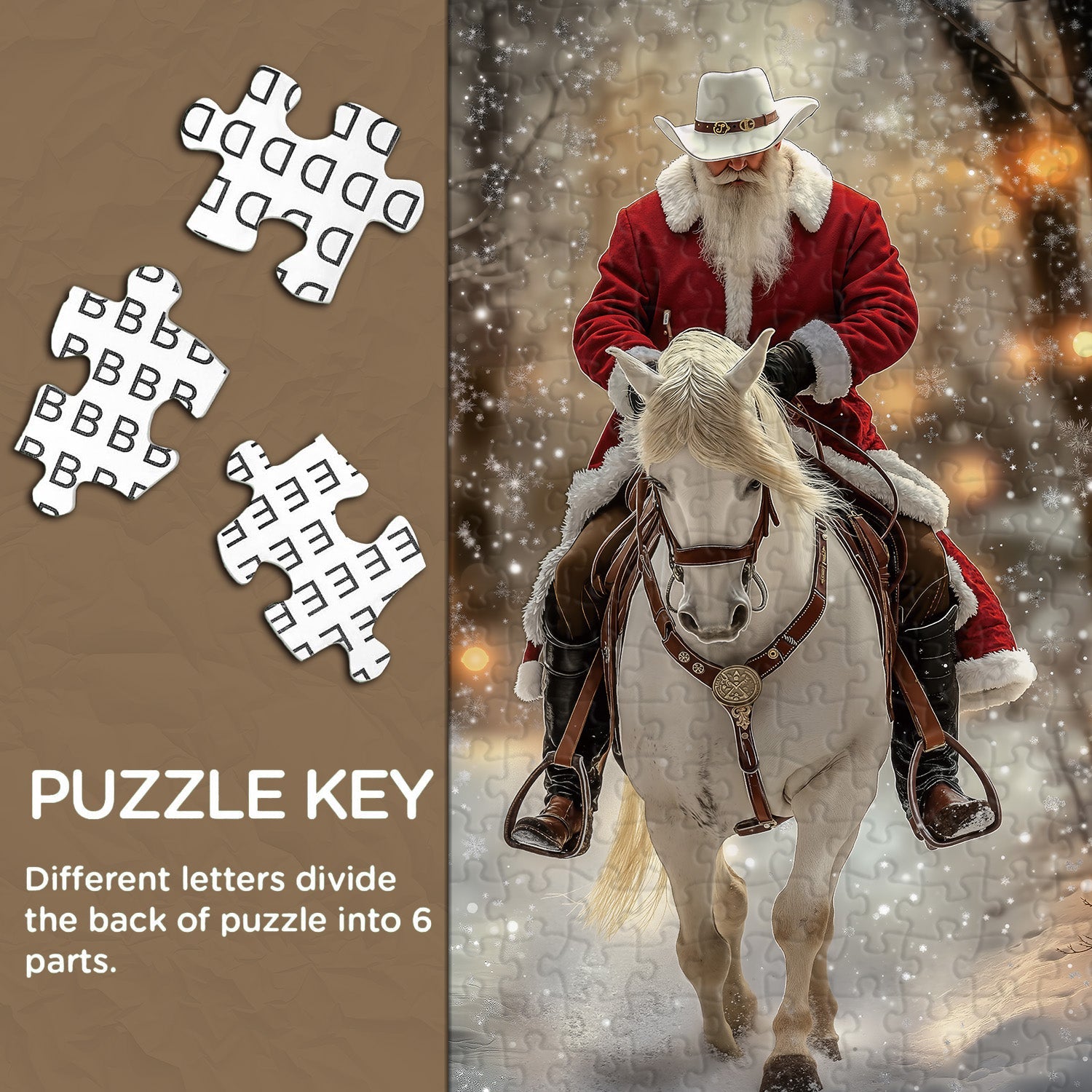 Santa Gallop Jigsaw Puzzles 1000 Pieces