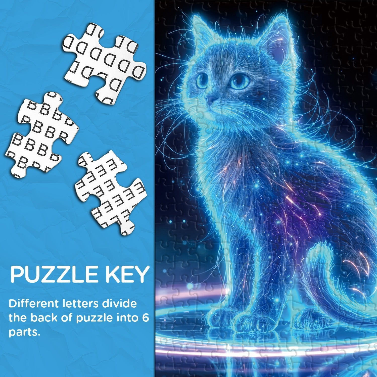 Luminous Kitten Jigsaw Puzzle 1000 Piece