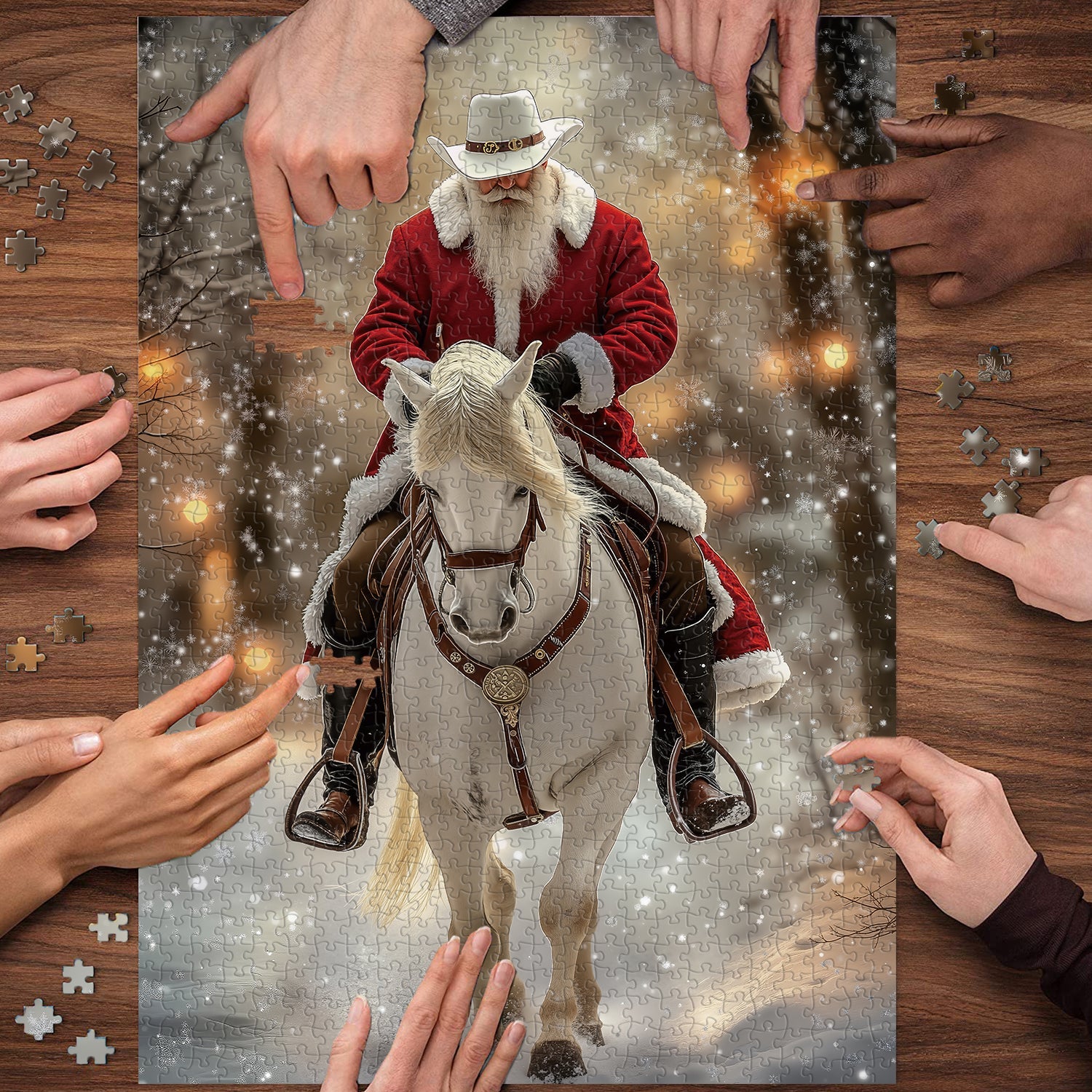 Santa Gallop Jigsaw Puzzles 1000 Pieces