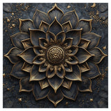 Rompecabezas de flor de oro negro Puzzle 1000 piezas