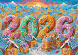 Feliz 2026 rompecabezas Puzzle 1000 piezas