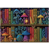 Biblioteca de champiñones encantado rompecabezas 1000 piezas