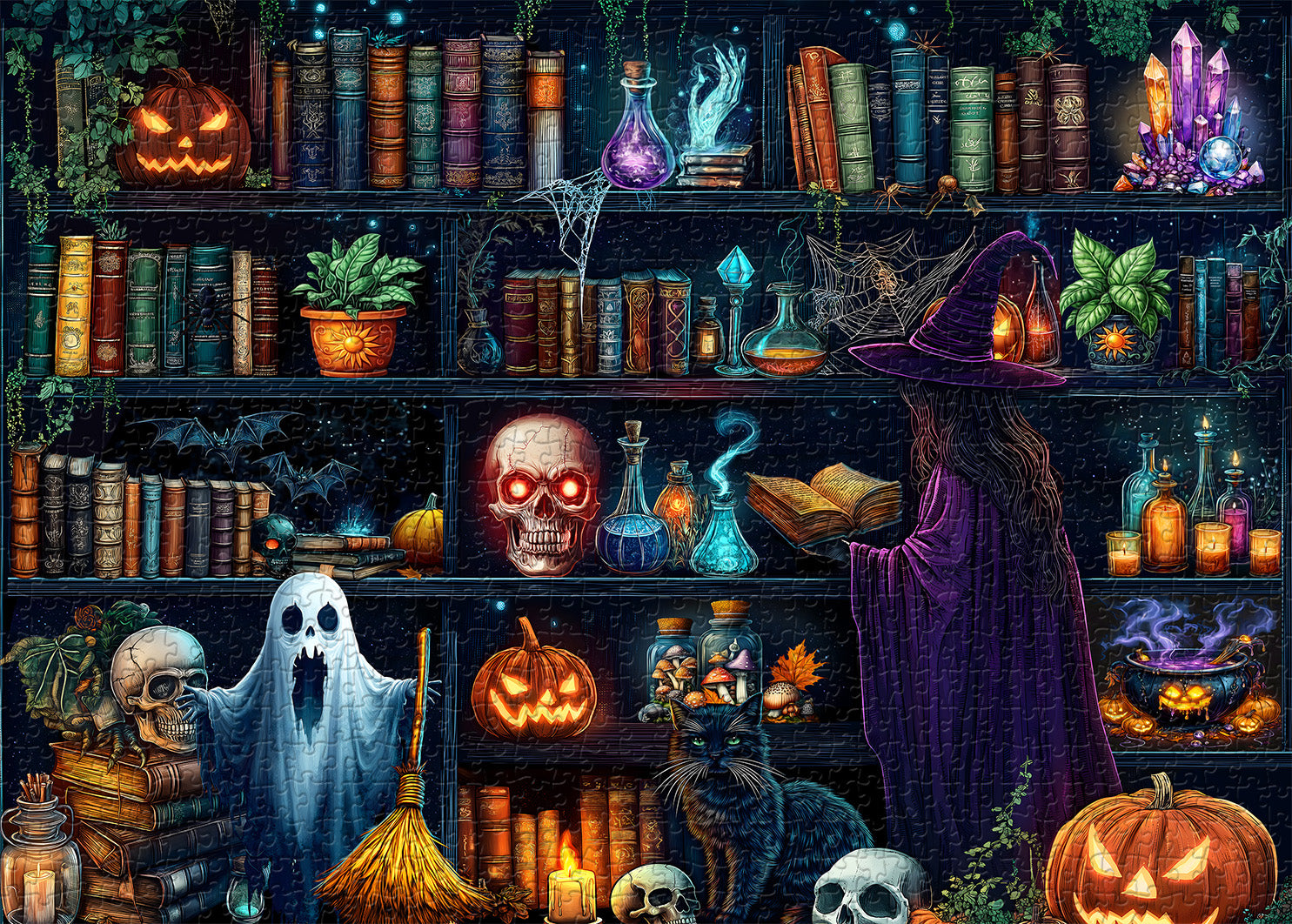 The Witch's Shelf Jigsaw Puzzle 1000 Pieces