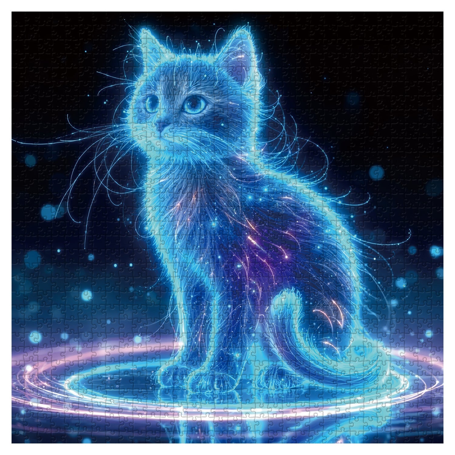 Luminous Kitten Jigsaw Puzzle 1000 Piece
