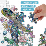 Pielle de rompecabezas de tortuga brillante 1000 piezas