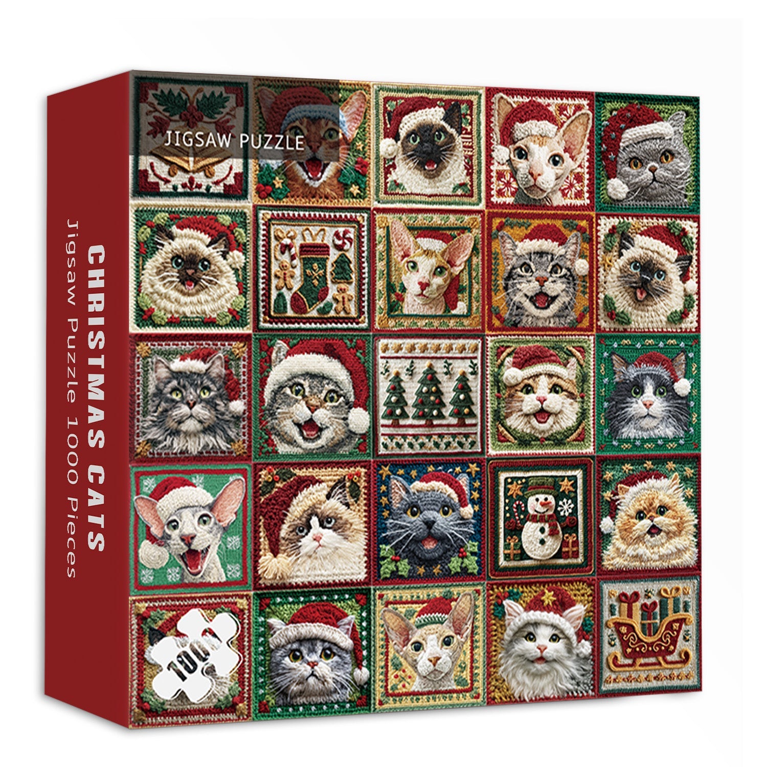 Christmas Cats Jigsaw Puzzles 1000 Pieces