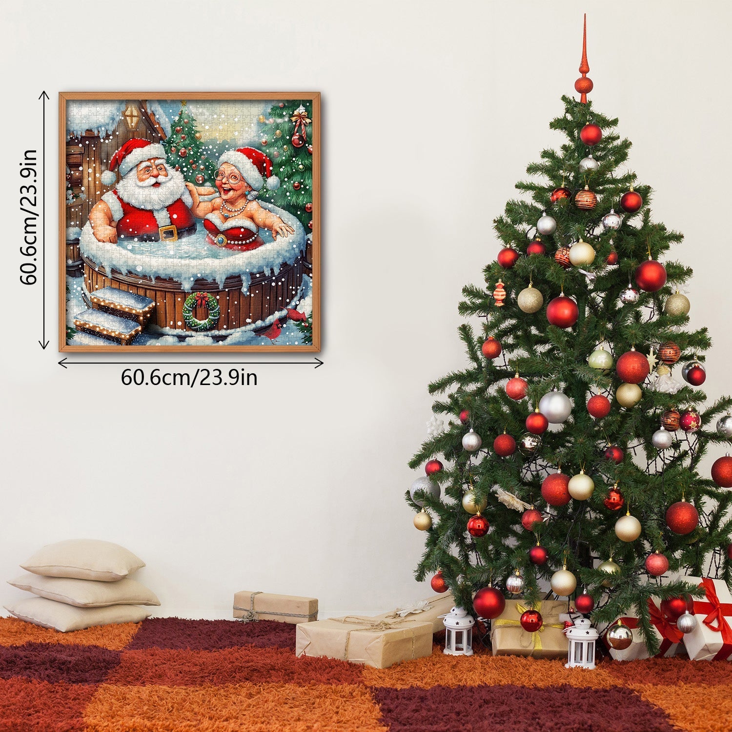 Christmas Hot Spring Time Jigsaw Puzzle 1000 Pieces