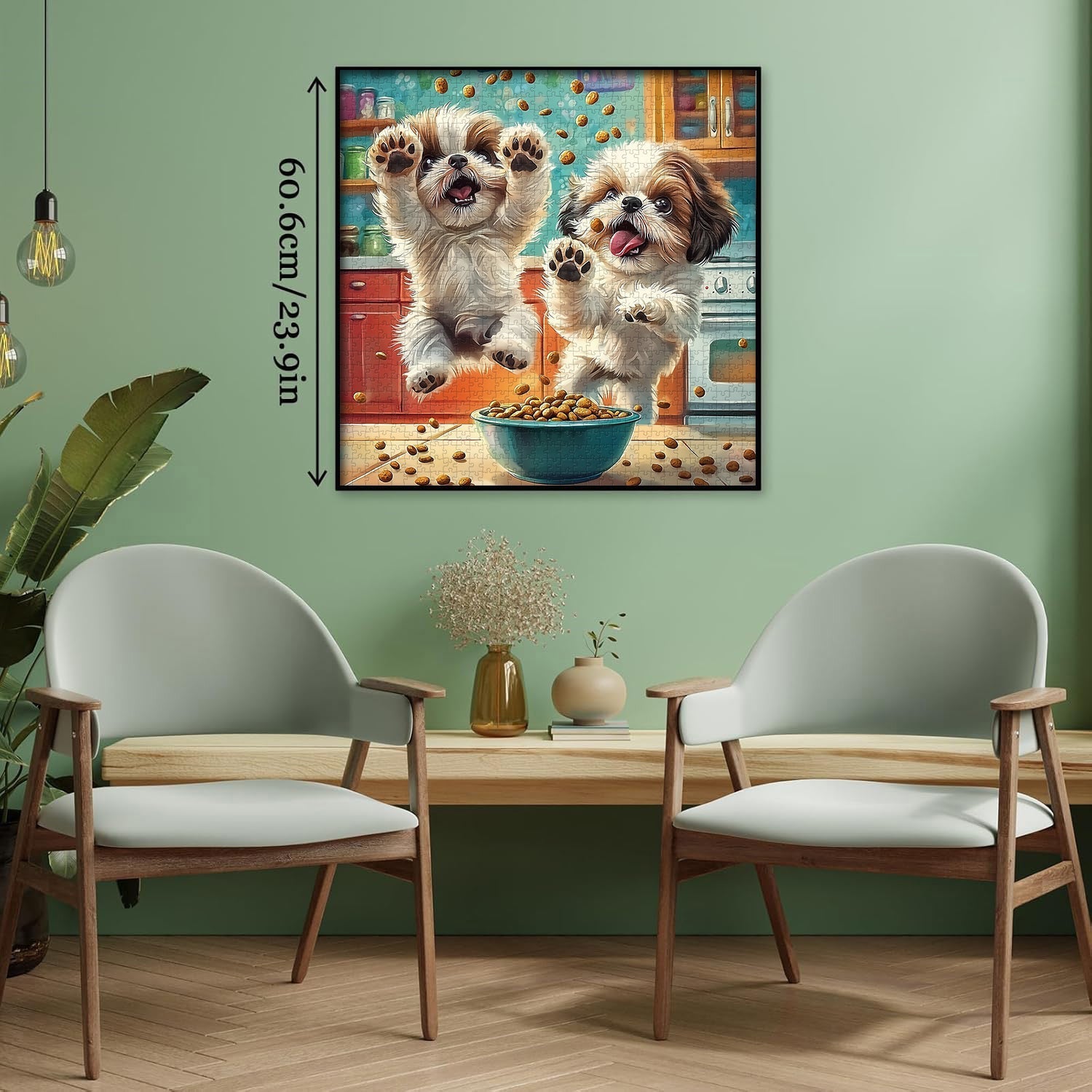 Shih tzu bocadillo tiempo rompecabezas 1000 piezas