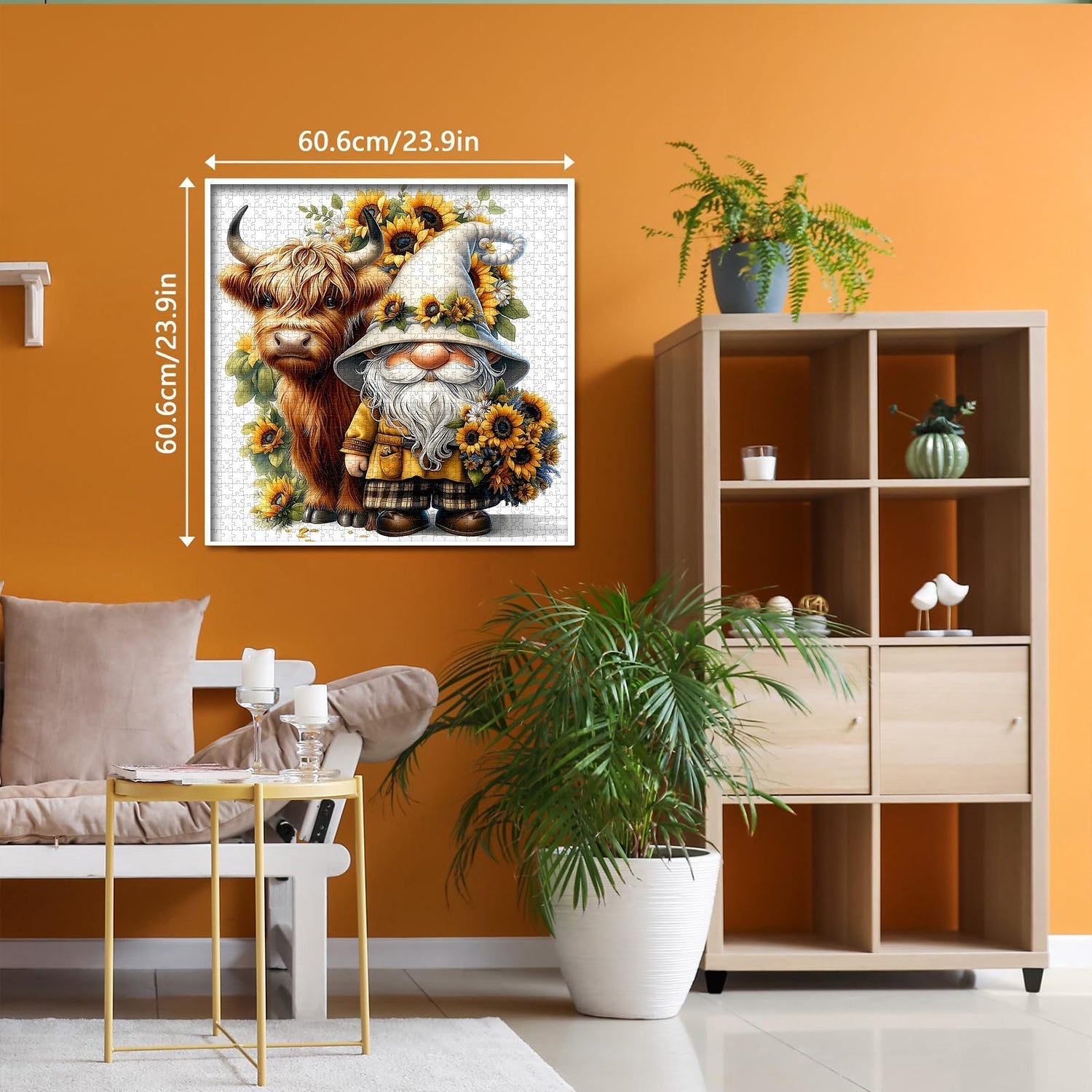 Rompecabezas de gnomo y ternero 1000 piezas