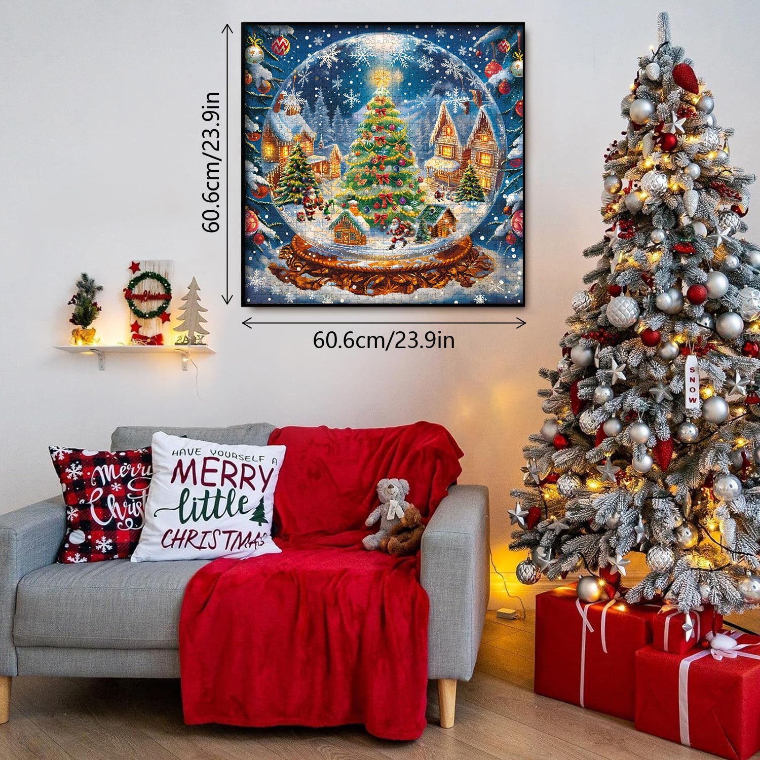 Bola de cristal de Navidad rompecabezas Puzzle 1000 piezas