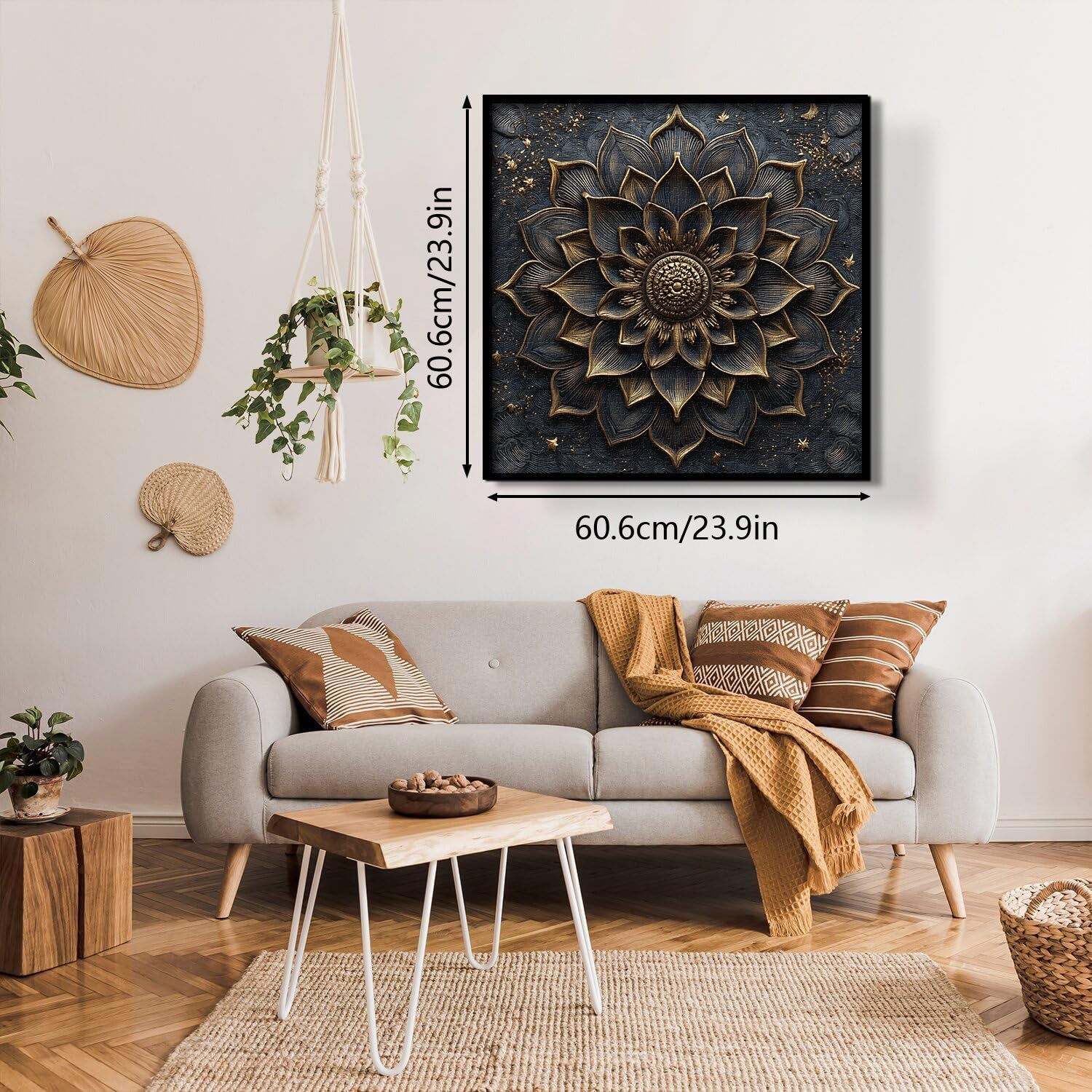 Rompecabezas de flor de oro negro Puzzle 1000 piezas
