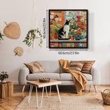 Rompecabezas de gato de gato acolchado 1000 piezas