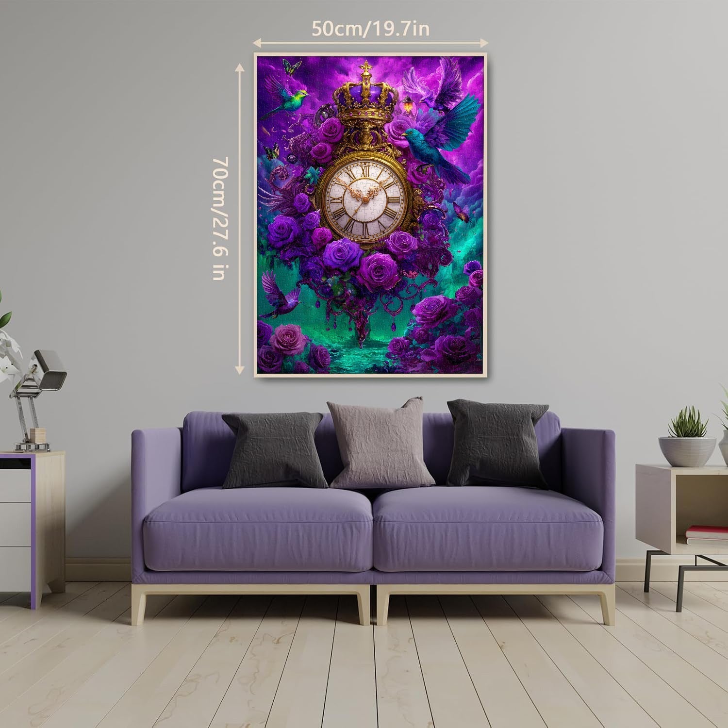 Puzzle Rose E Tempo 1000 Pezzi