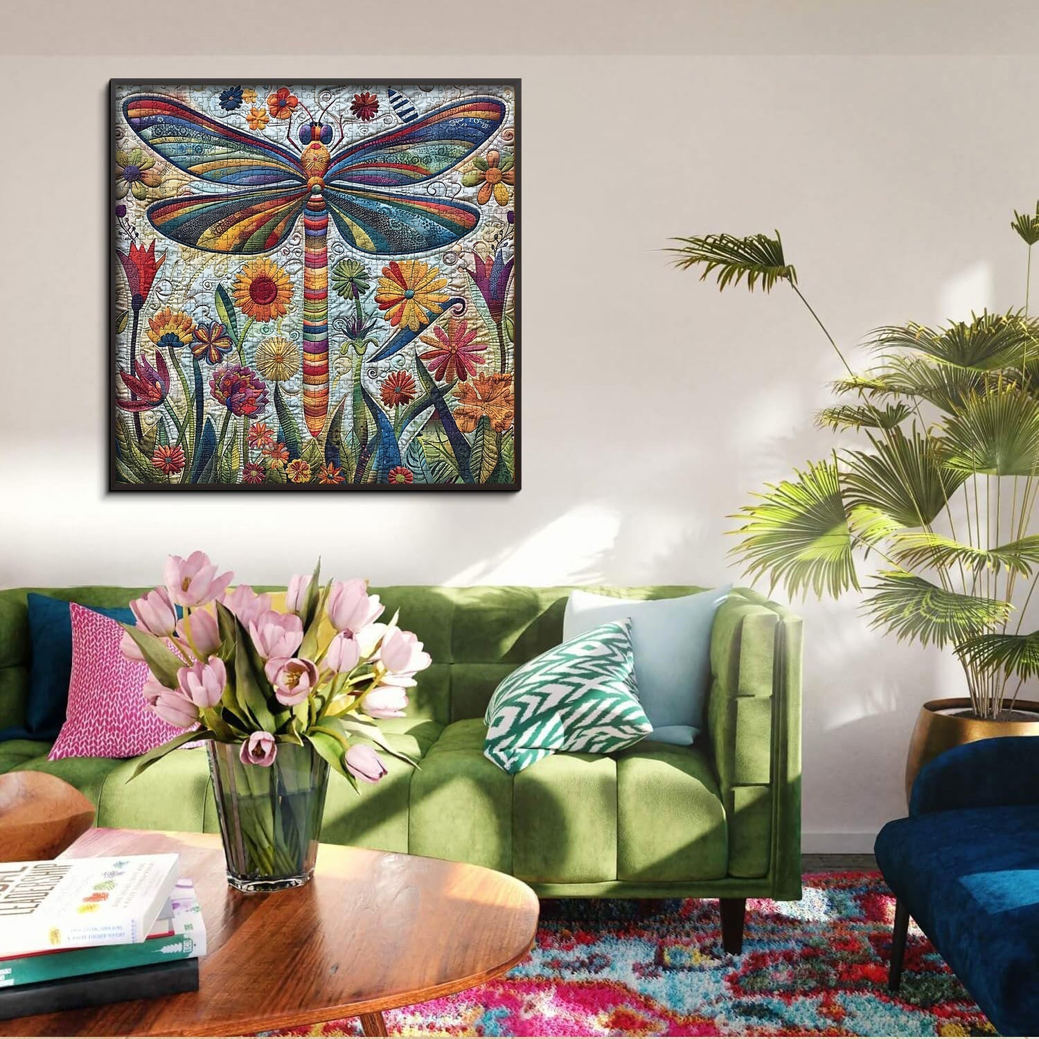 Dragonfly Garden Jigsaw Puzzle 1000 piezas