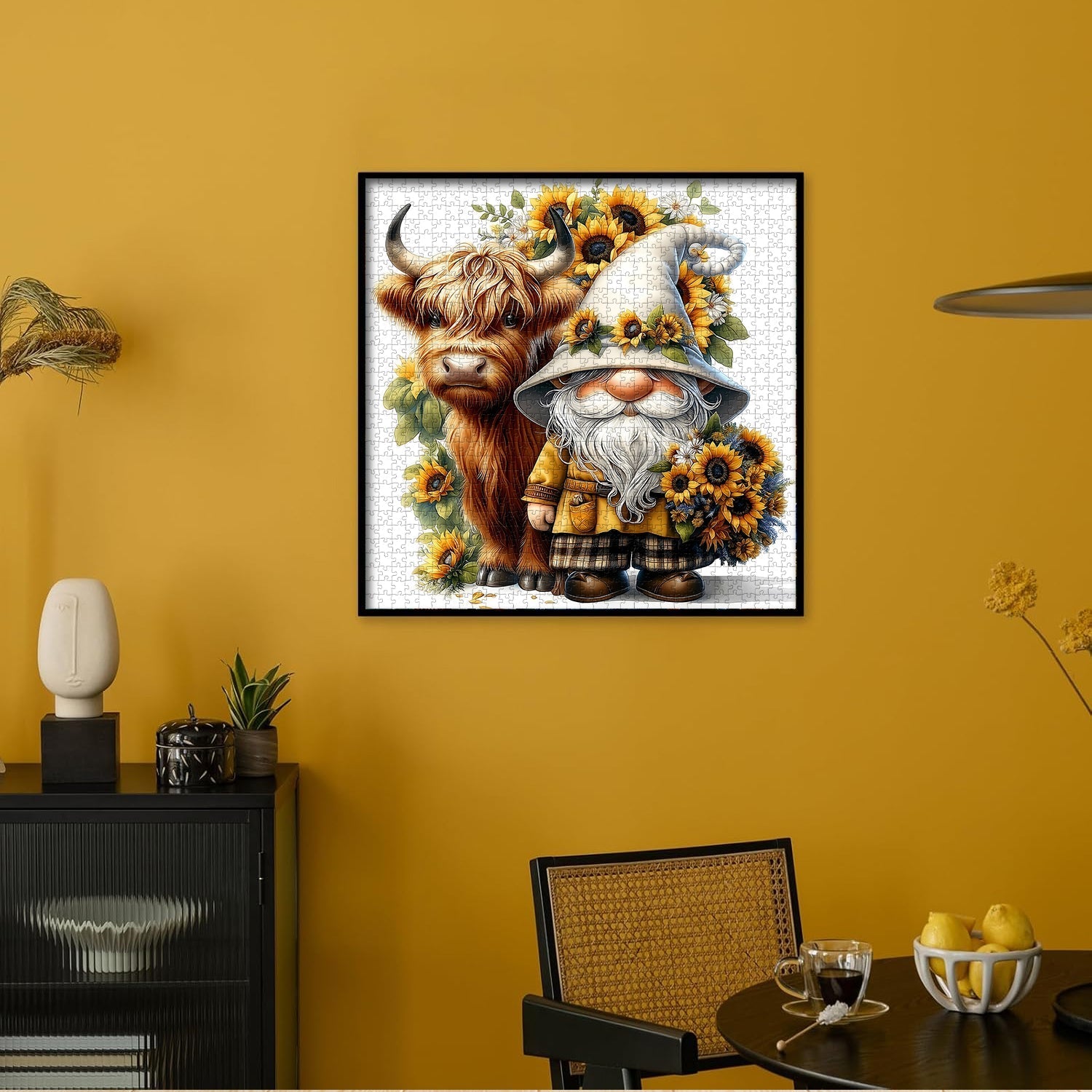 Rompecabezas de gnomo y ternero 1000 piezas