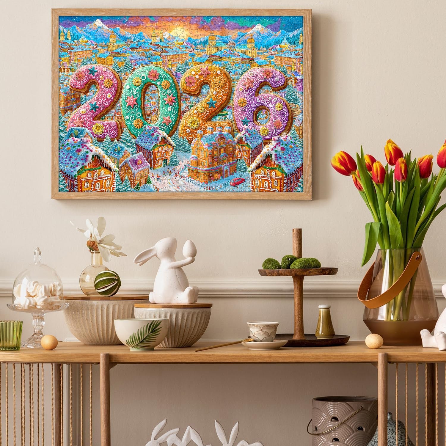 Feliz 2026 rompecabezas Puzzle 1000 piezas