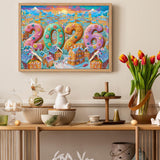 Feliz 2026 rompecabezas Puzzle 1000 piezas