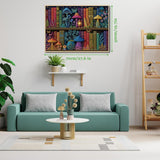 Biblioteca de champiñones encantado rompecabezas 1000 piezas