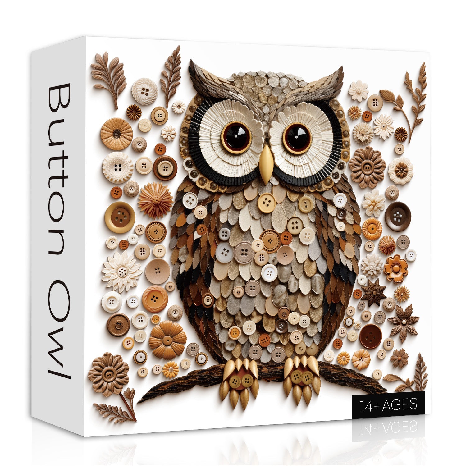 Botón Owl Jigsaw Puzzle 1000 piezas