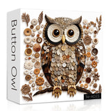 Botón Owl Jigsaw Puzzle 1000 piezas