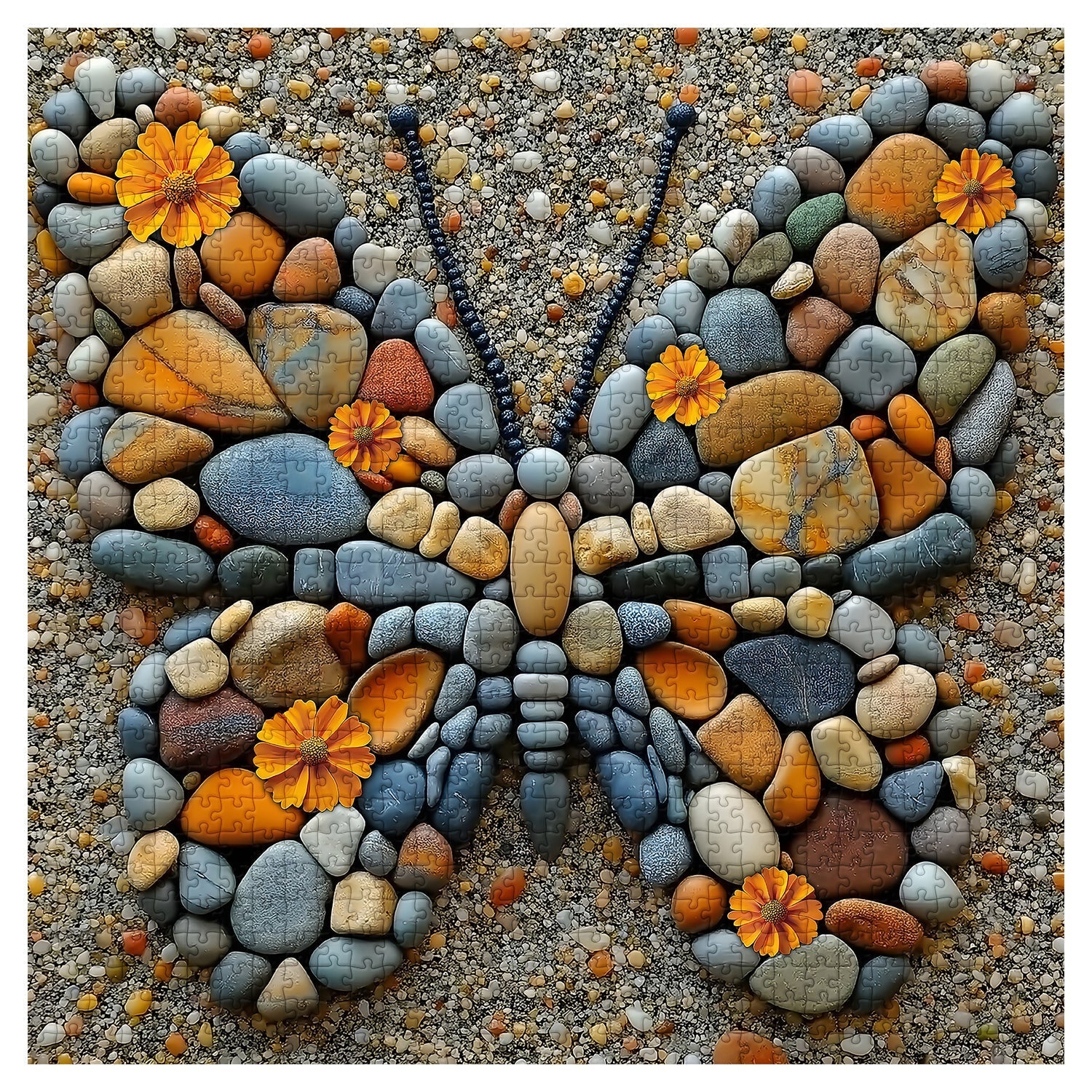 Rompecabezas de ala de guijarros 1000 piezas