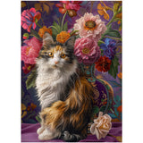 Cat y flores rompecabezas Puzzle 1000 piezas