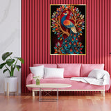 Rompecabezas de pavo real con joyas, 1000 piezas