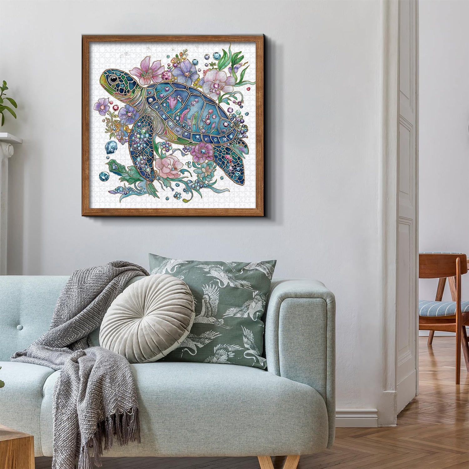 Pielle de rompecabezas de tortuga brillante 1000 piezas