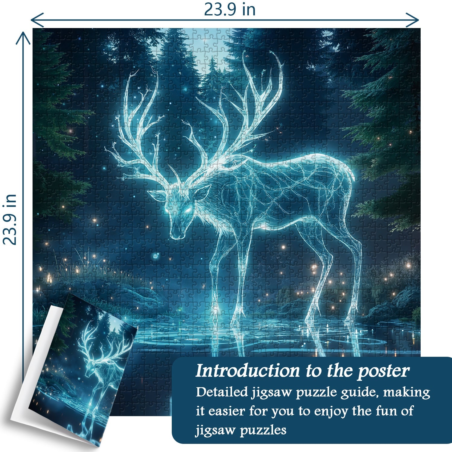 Mystic Deer Jigsaw Puzzle 1000 Piece