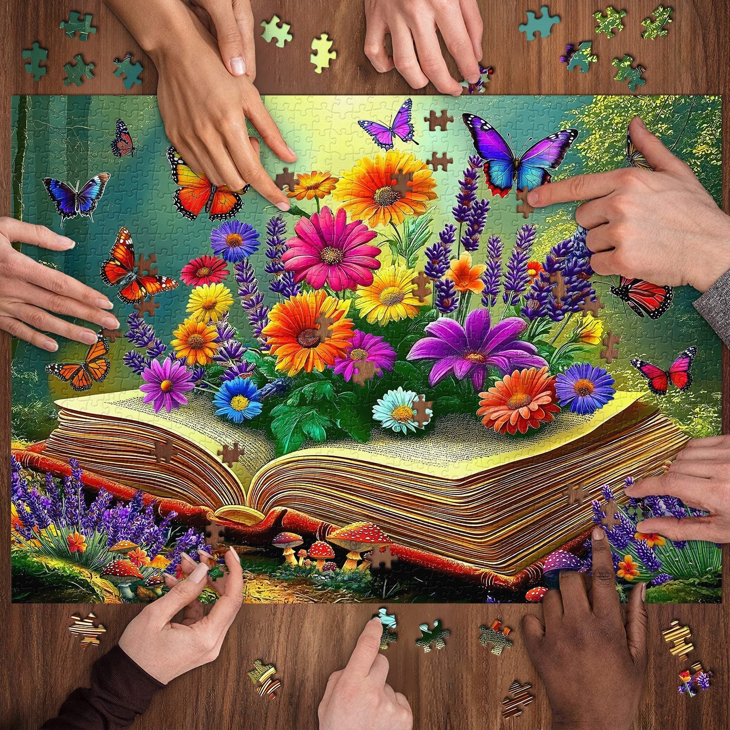 Chaptears Floral Jigsaw Puzzle 1000 piezas