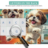 Shih tzu bocadillo tiempo rompecabezas 1000 piezas