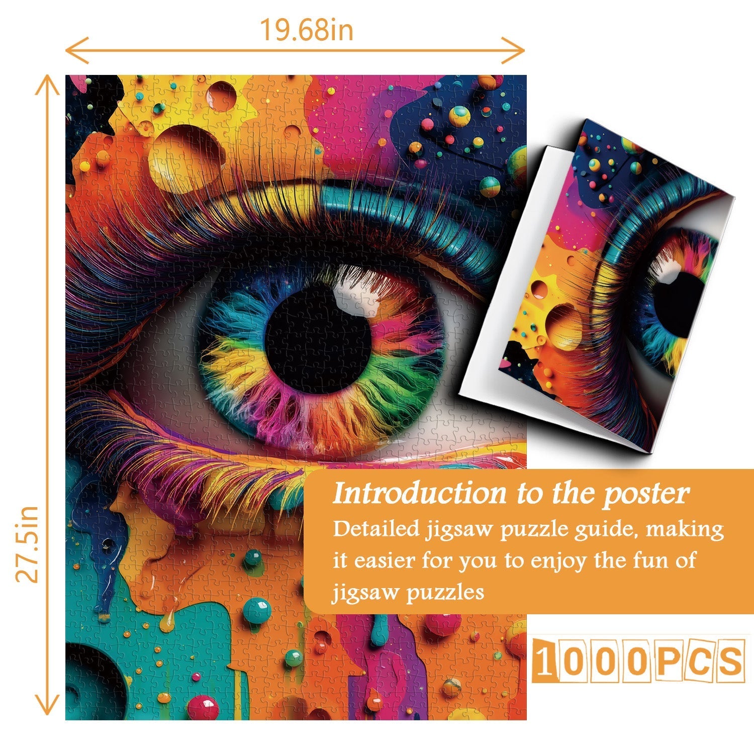 Kaleido Eyes Jigsaw Puzzle 1000 Pieces