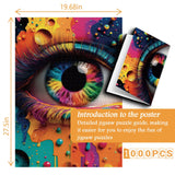 Kaleido Eyes Jigsaw Puzzle 1000 Pieces